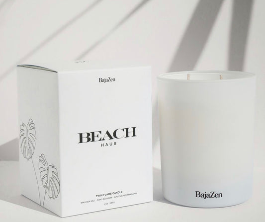 Evocative notes of Maui sea salt, sand blossom, and suntouched mandarin.