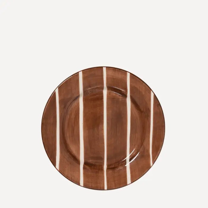 Breakfast Hand Painted Dessert Plate