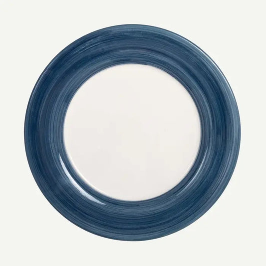 Classic Blue Hand Painted Dinner Plate