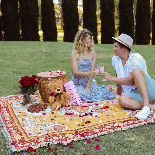 Golden Hour Picnic Rug