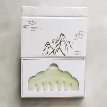 Jade Massaging Gua Sha Comb