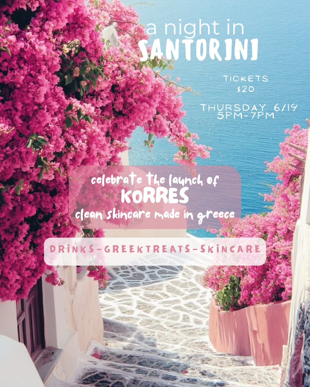 A Night in Santorini