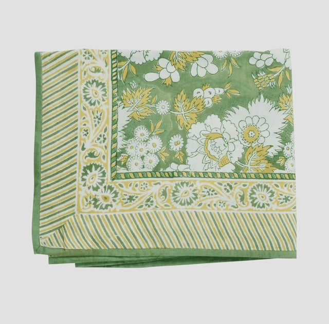 Indian Flower Tablecloth 67"x 98"