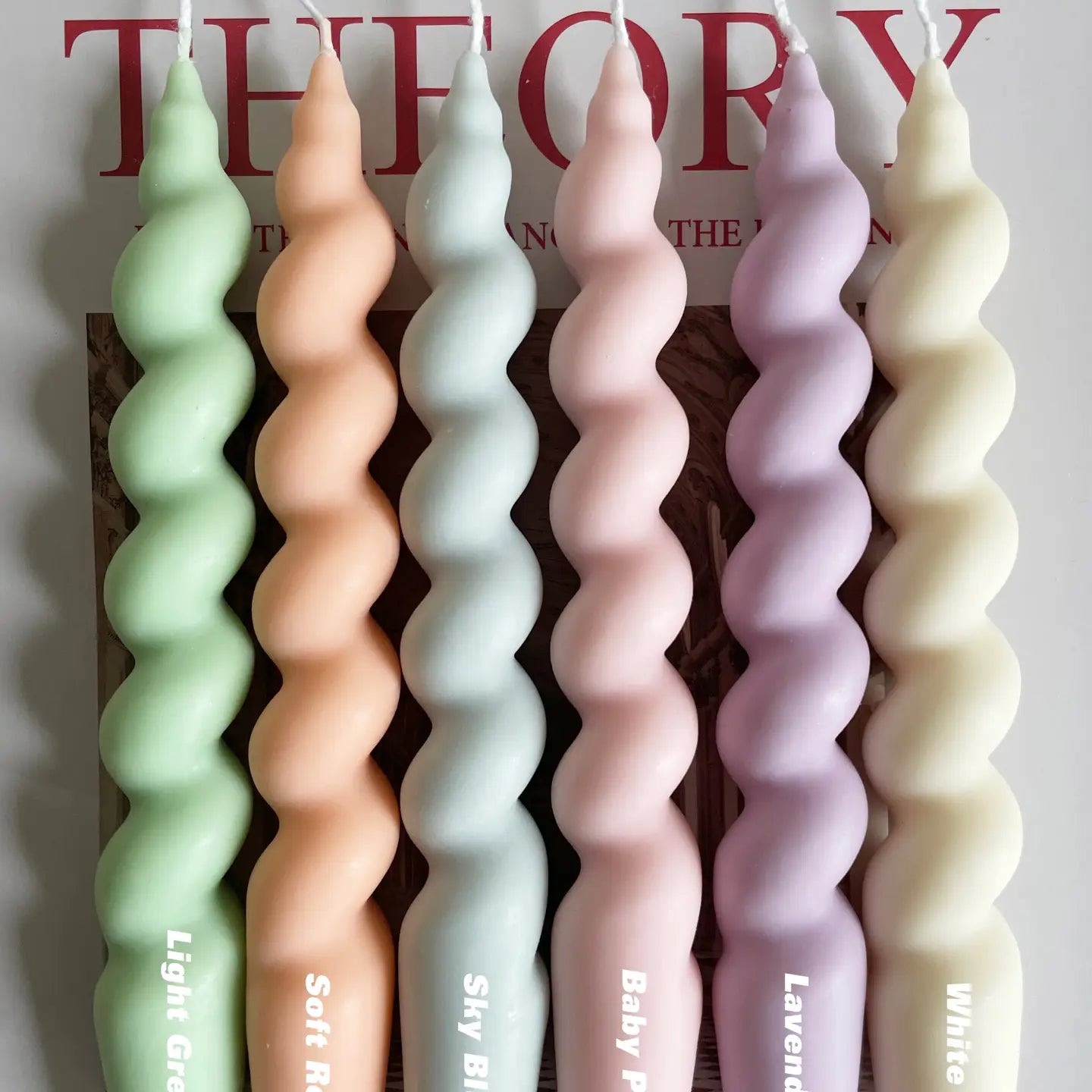 Spiral Twist Taper (set of 2)