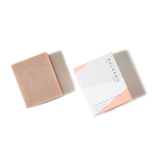 Rose Geranium + Mandarin Bar Soap