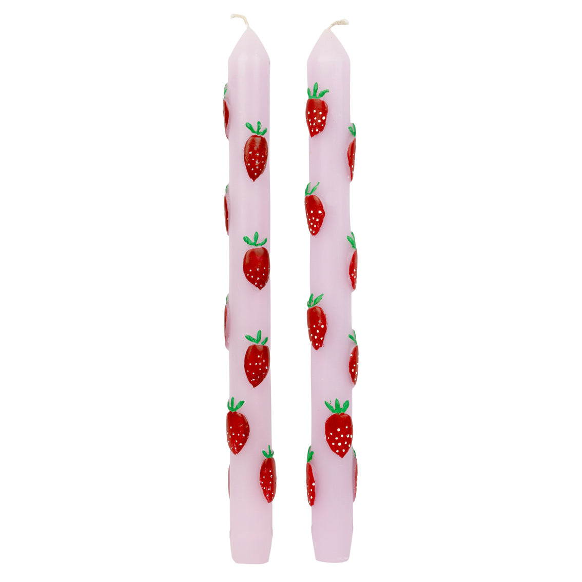 Strawberry Dinner Candles