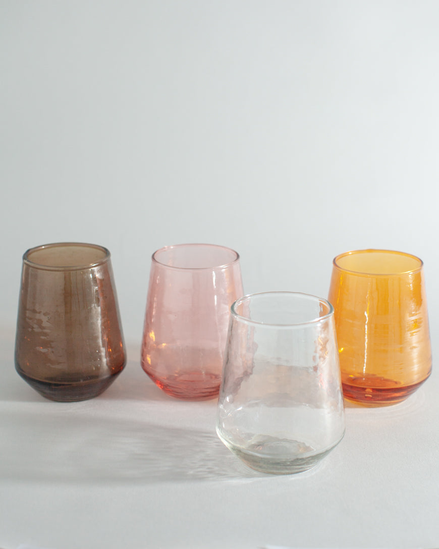 Handblown Glass Water Tumbler