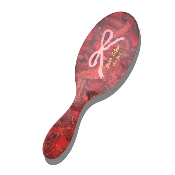 Hand-Painted Hair Brush