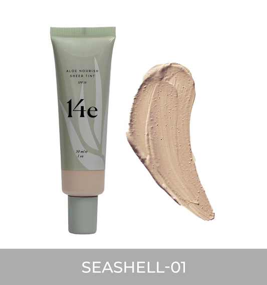 Aloe Nourish Foundations and Sheer Tints are luxurious, creamy formulas created with a purpose.
