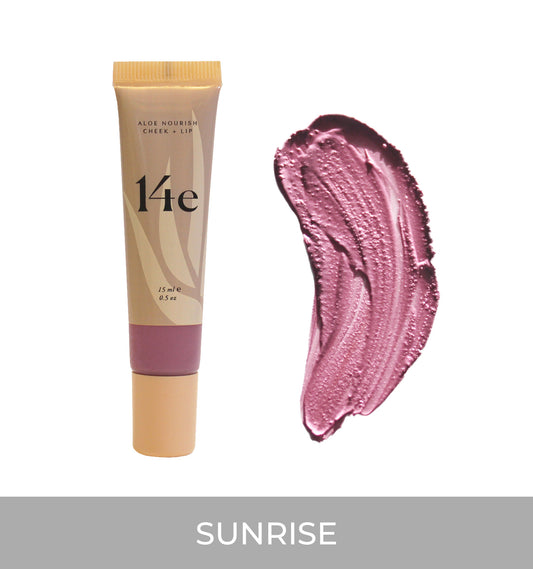 Sunrise- A cool toned pink, sure to brighten up you look and give a youthful flush.