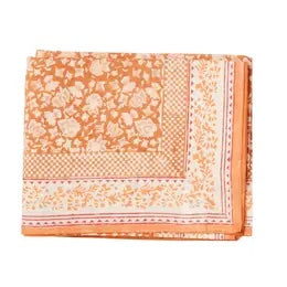 Indian Flower Tablecloth 67"x 98"