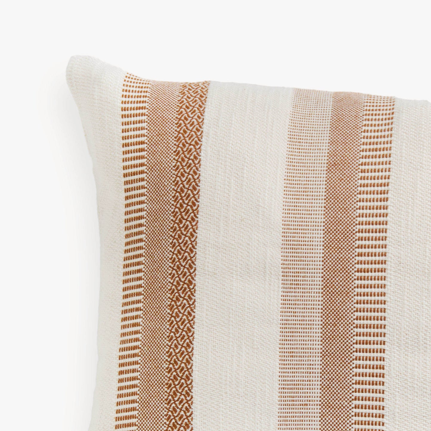 The Cabana Pillow is a gorgeous striped lumbar with an authentic, classy look and feel. 