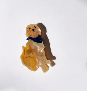 Golden Doodle Hair Clip