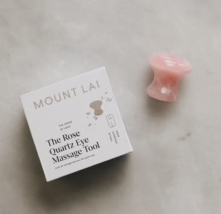 The De-Puffing Rose Quartz Eye Massage Tool