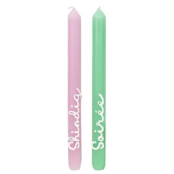 Soiree and Shindig Candles 2 pack