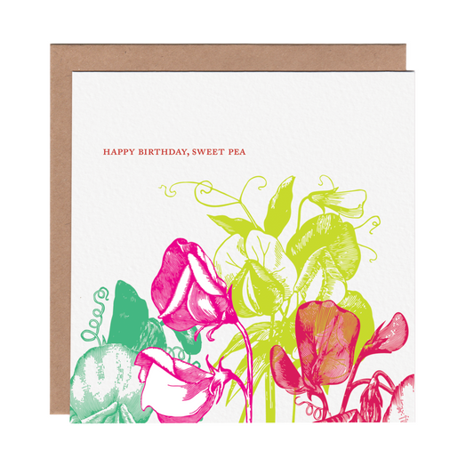 Sweet Pea Card