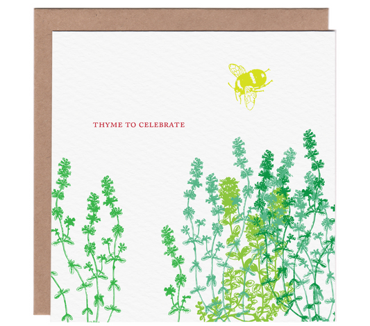 Thyme to Celebrate Card