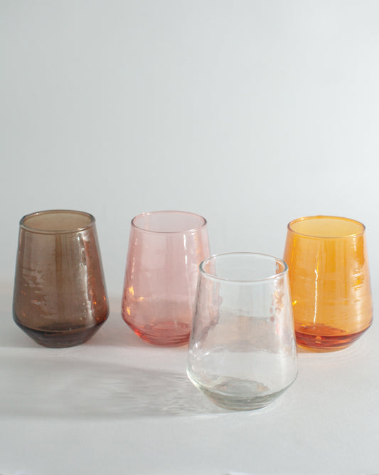 Handblown Glass Water Tumbler