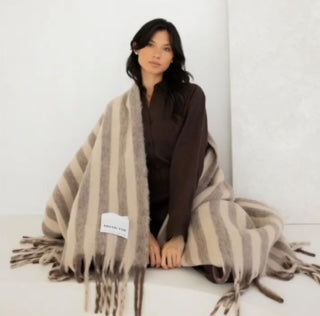 Wool Stripe Throw